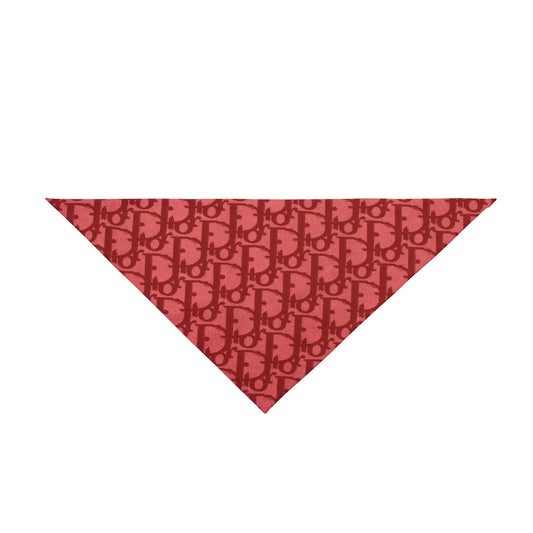 Red Dior Pet Bandana