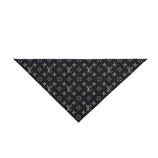 Black Louis Vuitton Pet Bandana