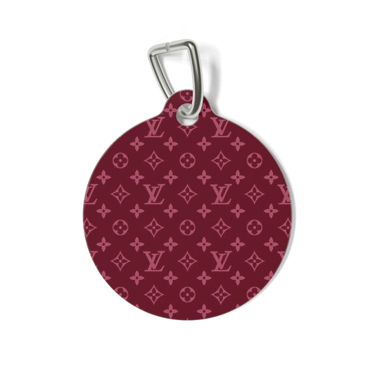 Valentine's Louis Vuitton Pet Tag