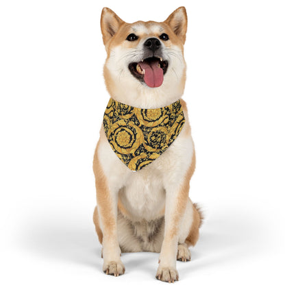 Versace Flower Pet Bandana Collar