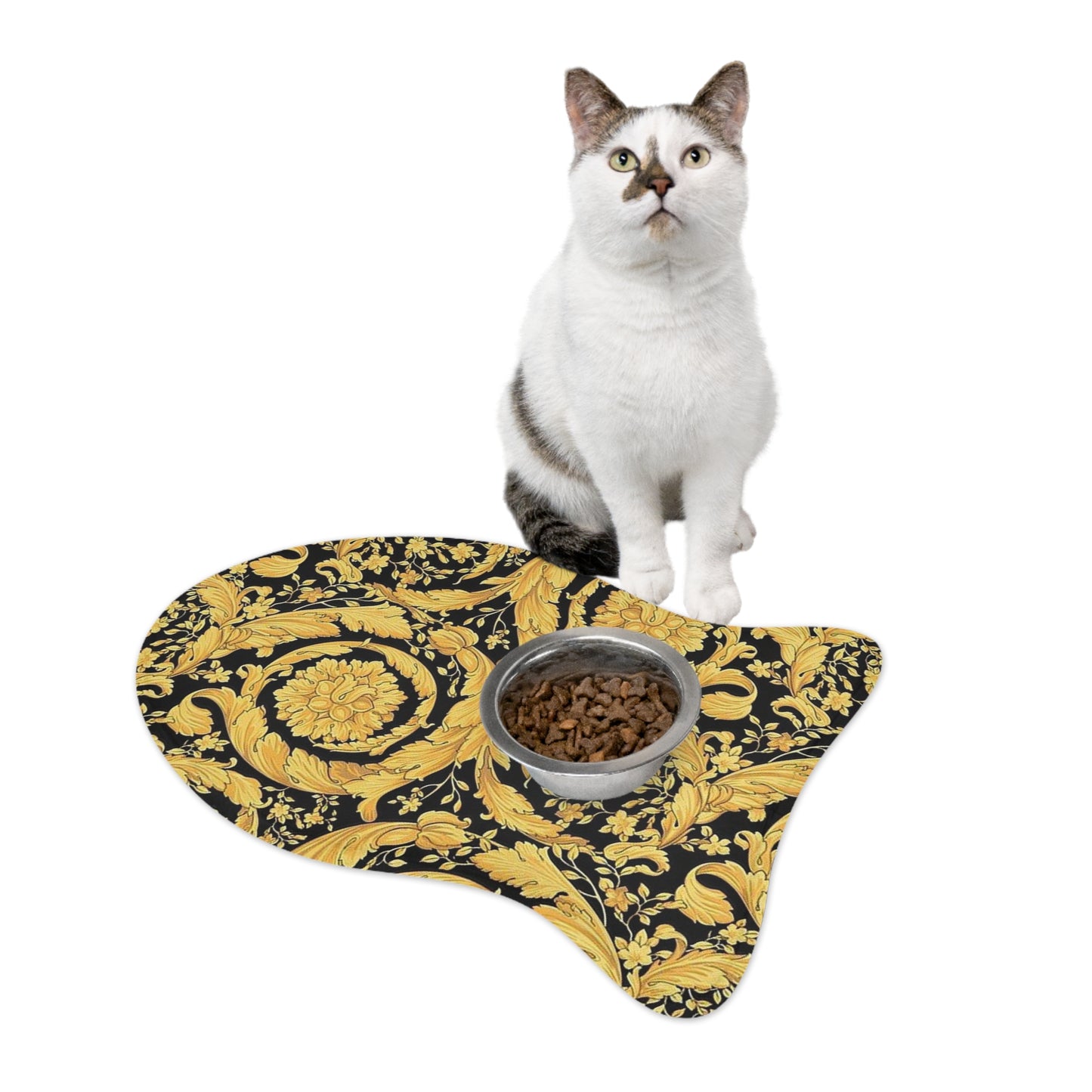 Versace Flower Pet Feeding Mats