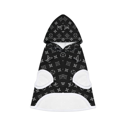 Black Louis Vuitton Pet Hoodie