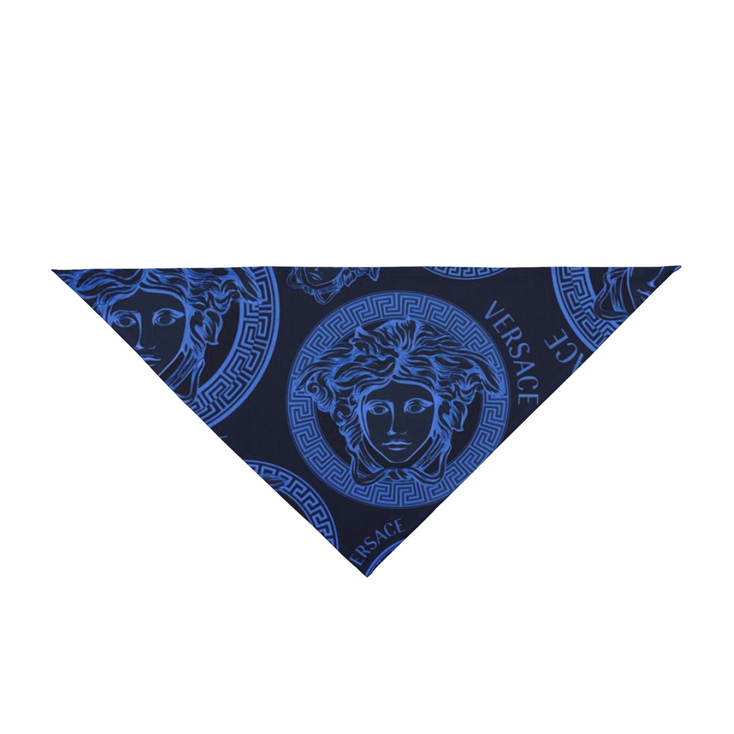 Blue Versace Pet Bandana