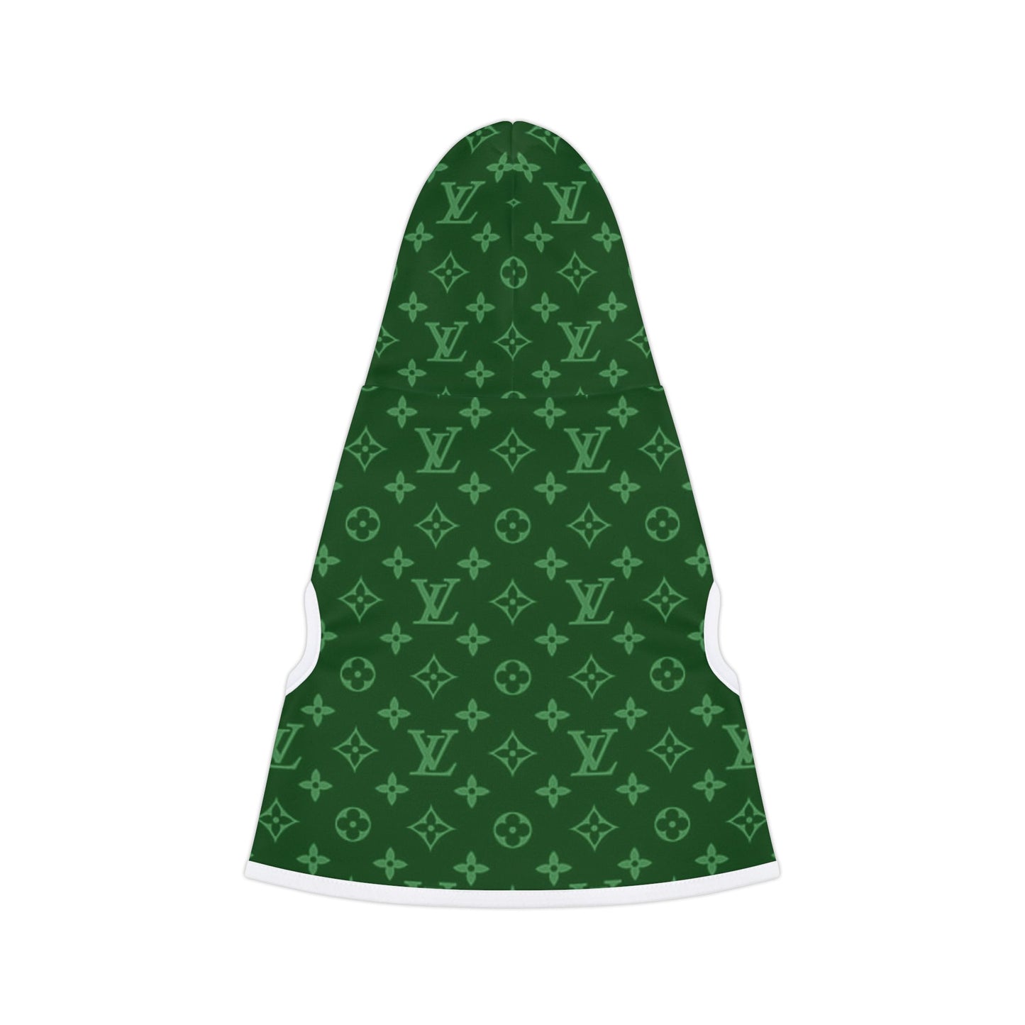 Green Louis Vuitton Pet Hoodie