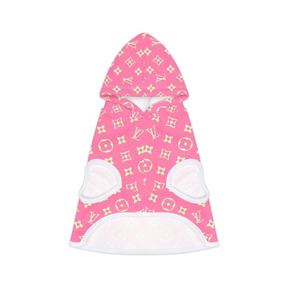 Pink Louis Vuitton Pet Hoodie