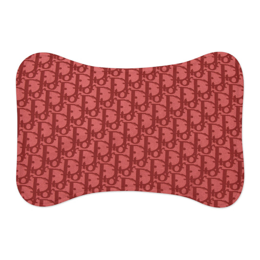 Red Dior Pet Feeding Mats