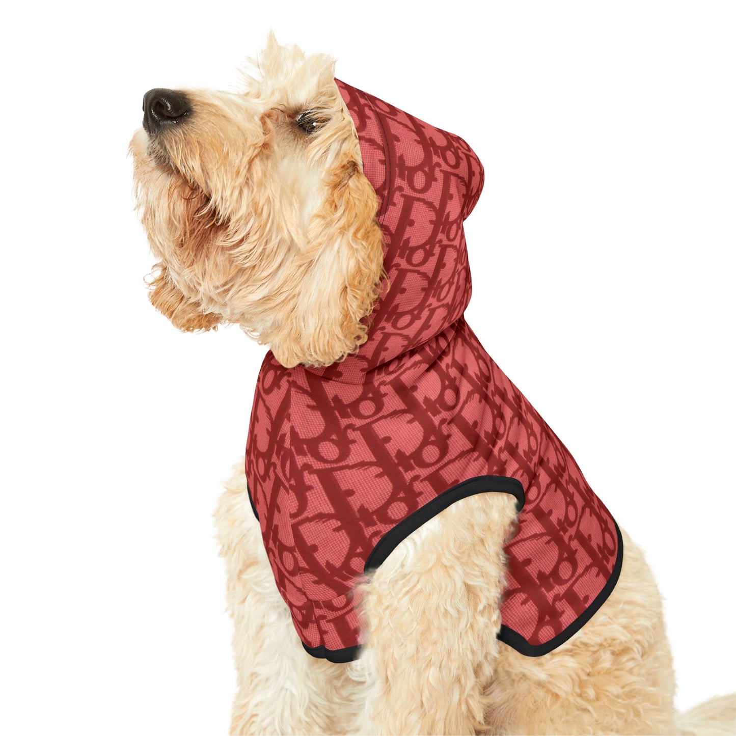 Red Dior Pet Hoodie