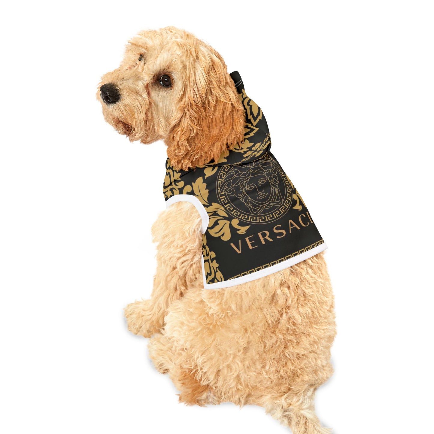 Blackout Versace Pet Hoodie