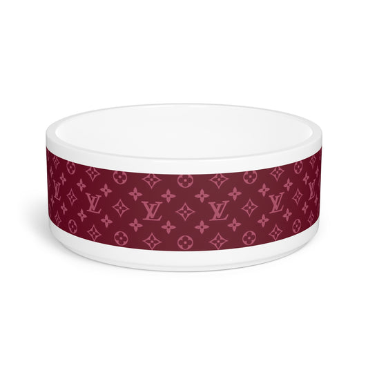 Valentine's Louis Vuitton Pet Bowl