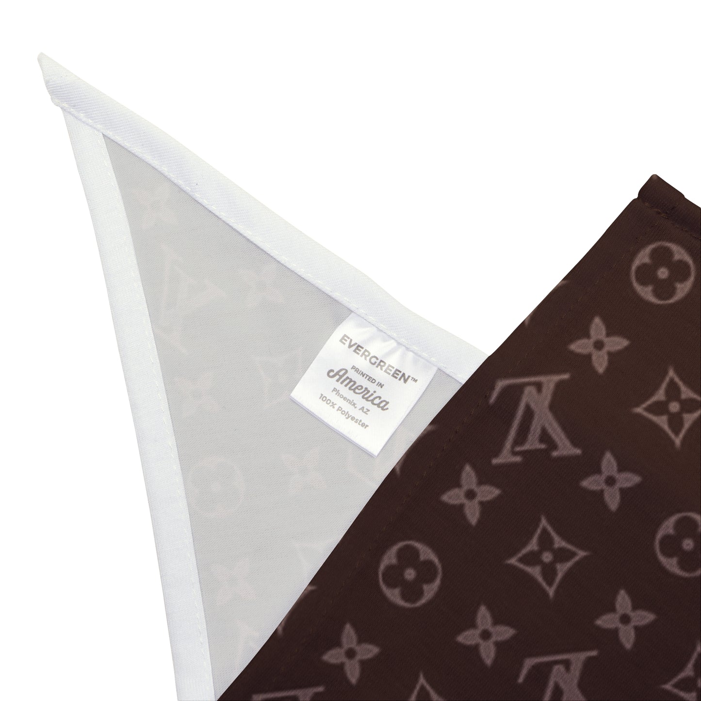 Brown Louis Vuitton Pet Bandana