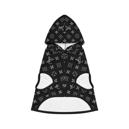 Black Louis Vuitton Pet Hoodie