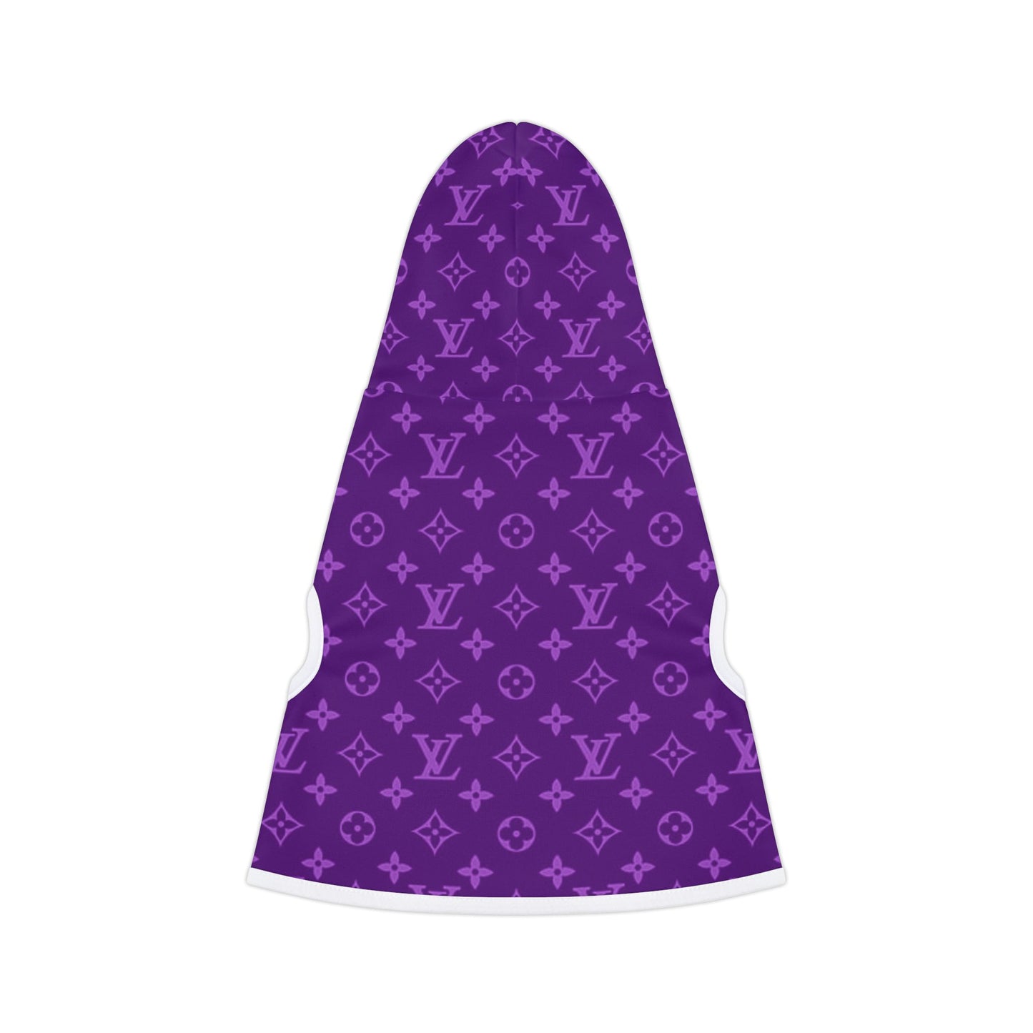 Purple Louis Vuitton Pet Hoodie