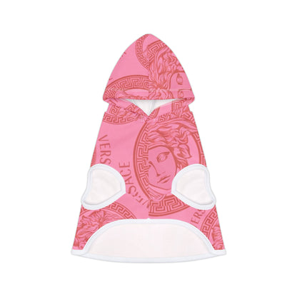 Pink Versace Pet Hoodie