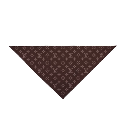 Brown Louis Vuitton Pet Bandana