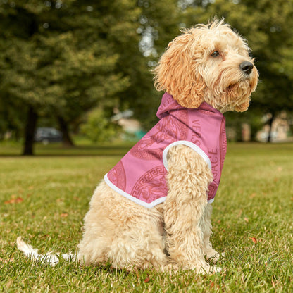 Pink Versace Pet Hoodie