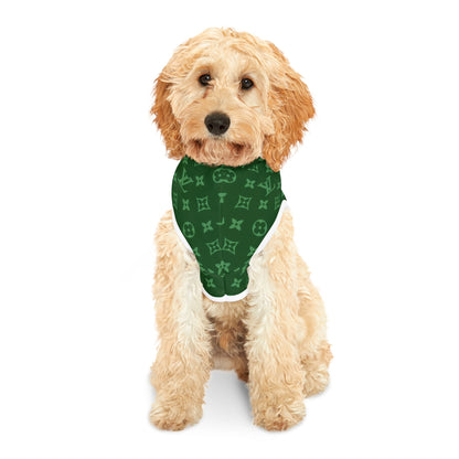 Green Louis Vuitton Pet Hoodie