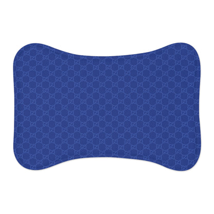 Blue Gucci Pet Feeding Mats