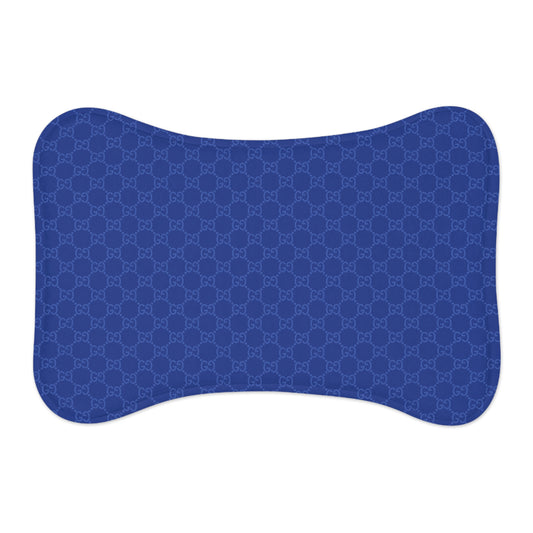 Blue Gucci Pet Feeding Mats