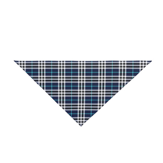 Blue Burberry Pet Bandana