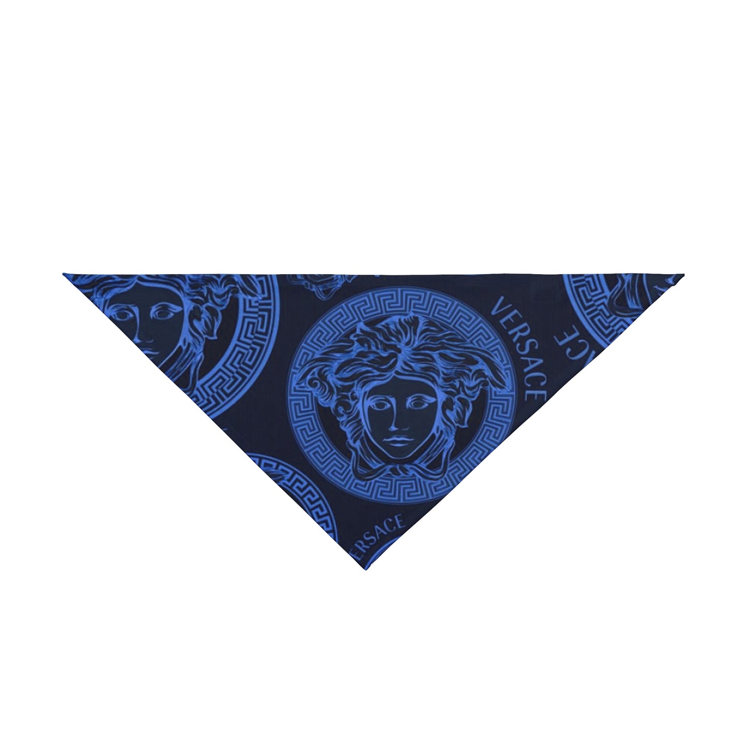 Blue Versace Pet Bandana