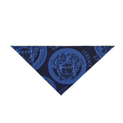 Blue Versace Pet Bandana