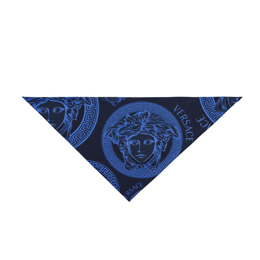 Blue Versace Pet Bandana