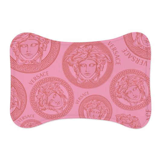 Pink Versace Pet Feeding Mats