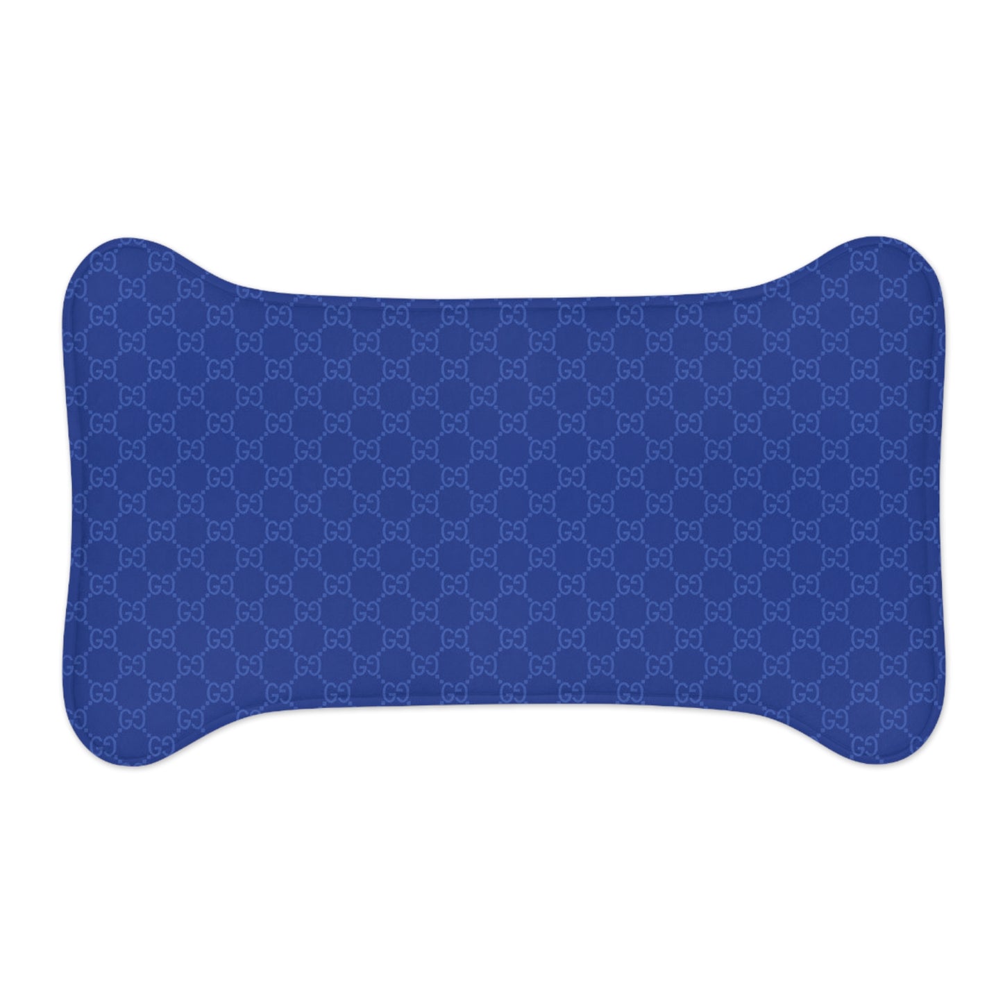 Blue Gucci Pet Feeding Mats