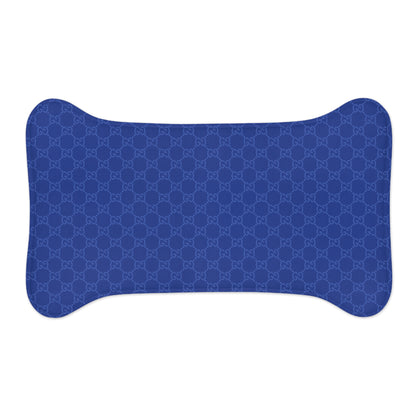 Blue Gucci Pet Feeding Mats