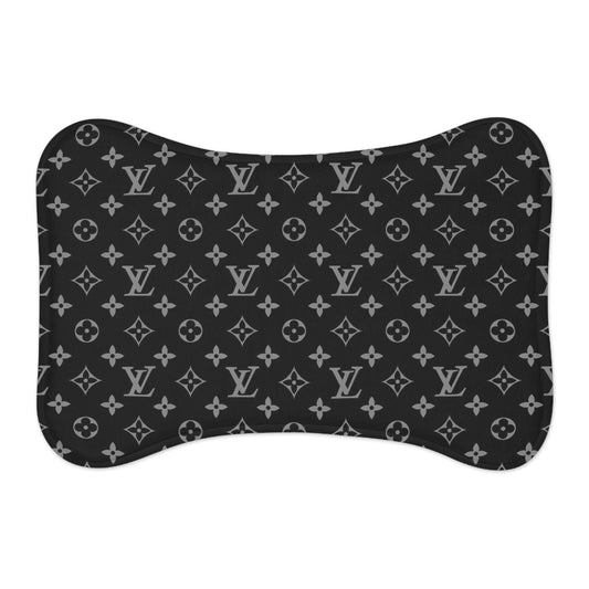 Black Louis Vuitton Feeding Mats