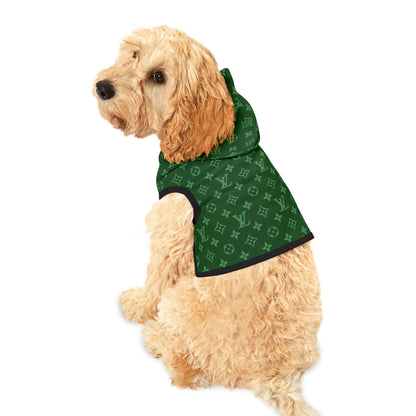 Green Louis Vuitton Pet Hoodie