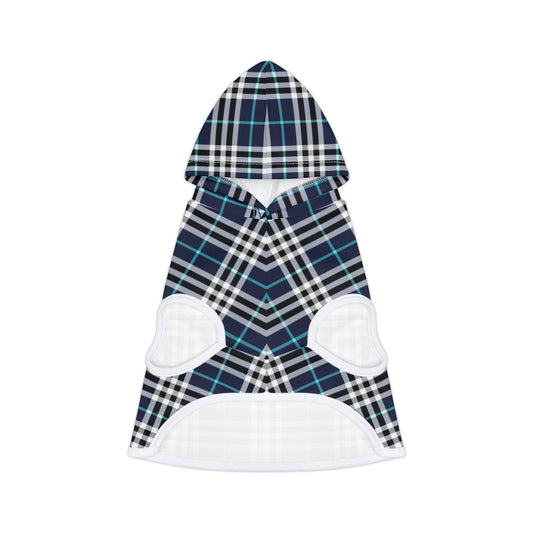 Blue Burberry Pet Hoodie