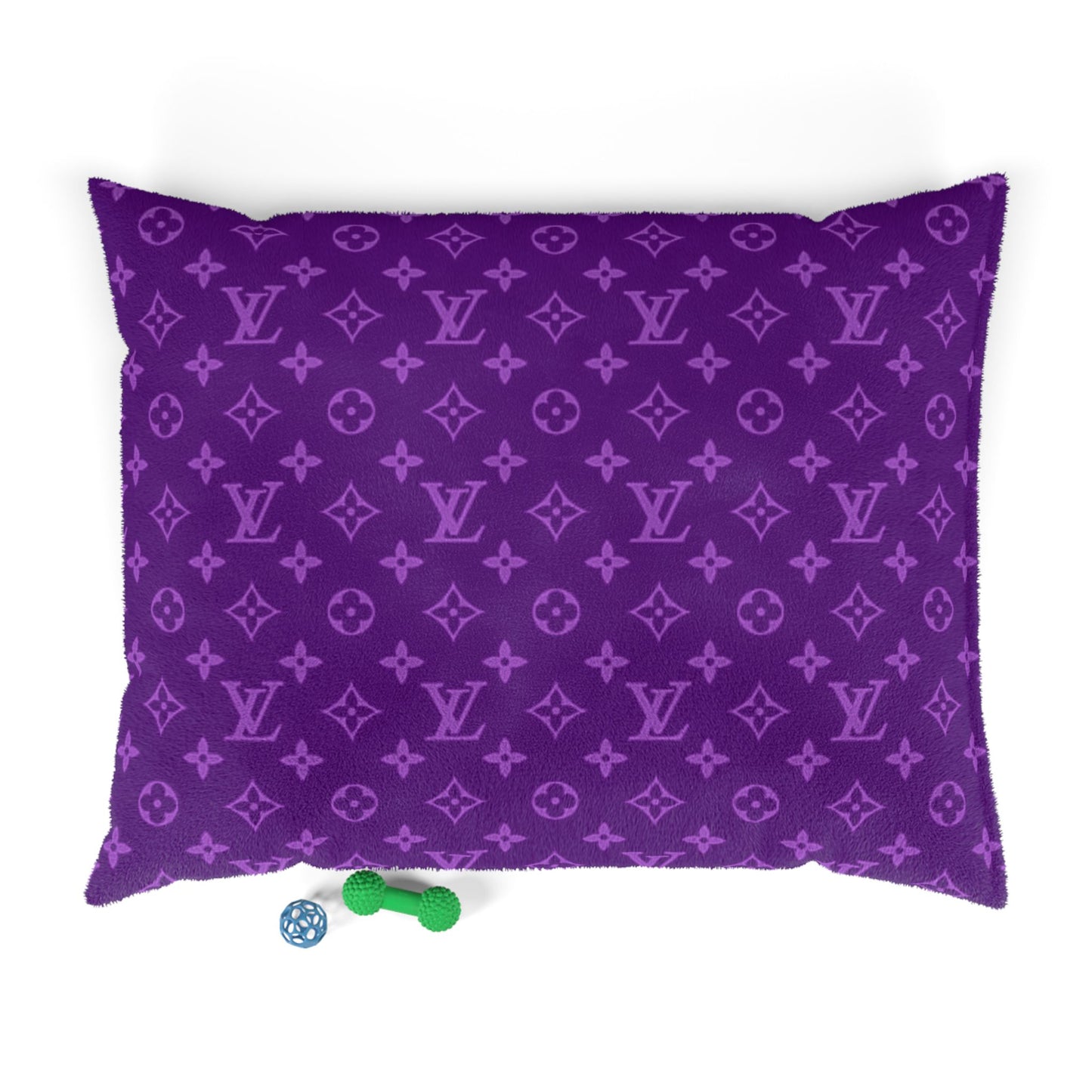 Purple Louis Vuitton Pet Bed