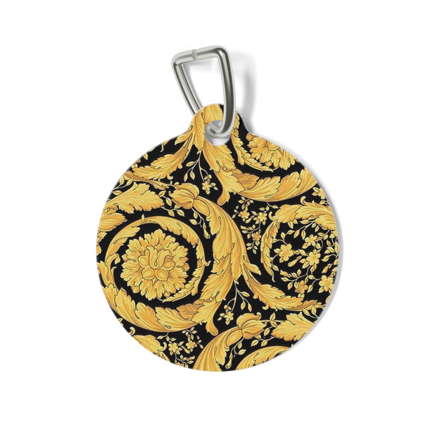 Versace Flower Pet Tag