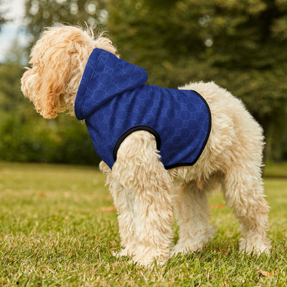 Blue Gucci Pet Hoodie