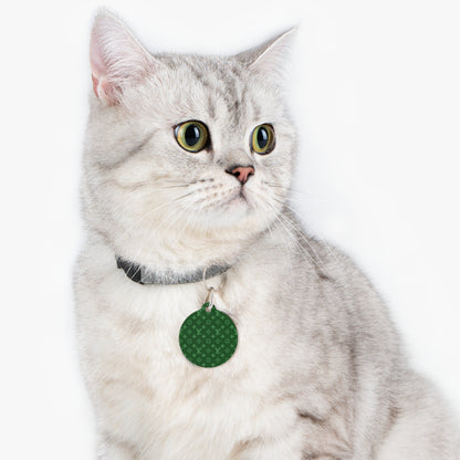 Green Louis Vuitton Pet Tag