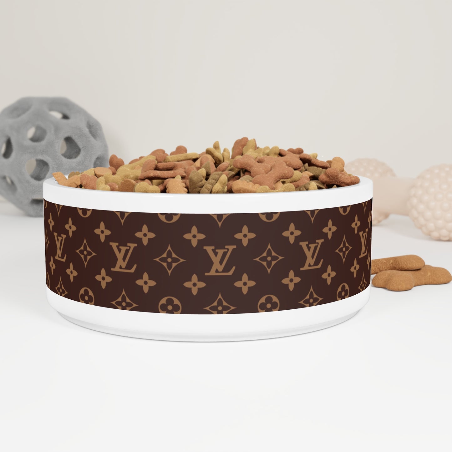 Louis Vuitton Dog Bowl