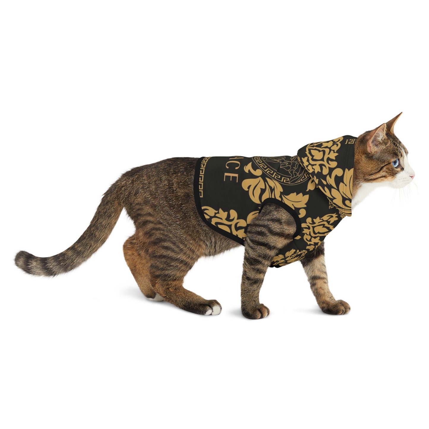 Blackout Versace Pet Hoodie