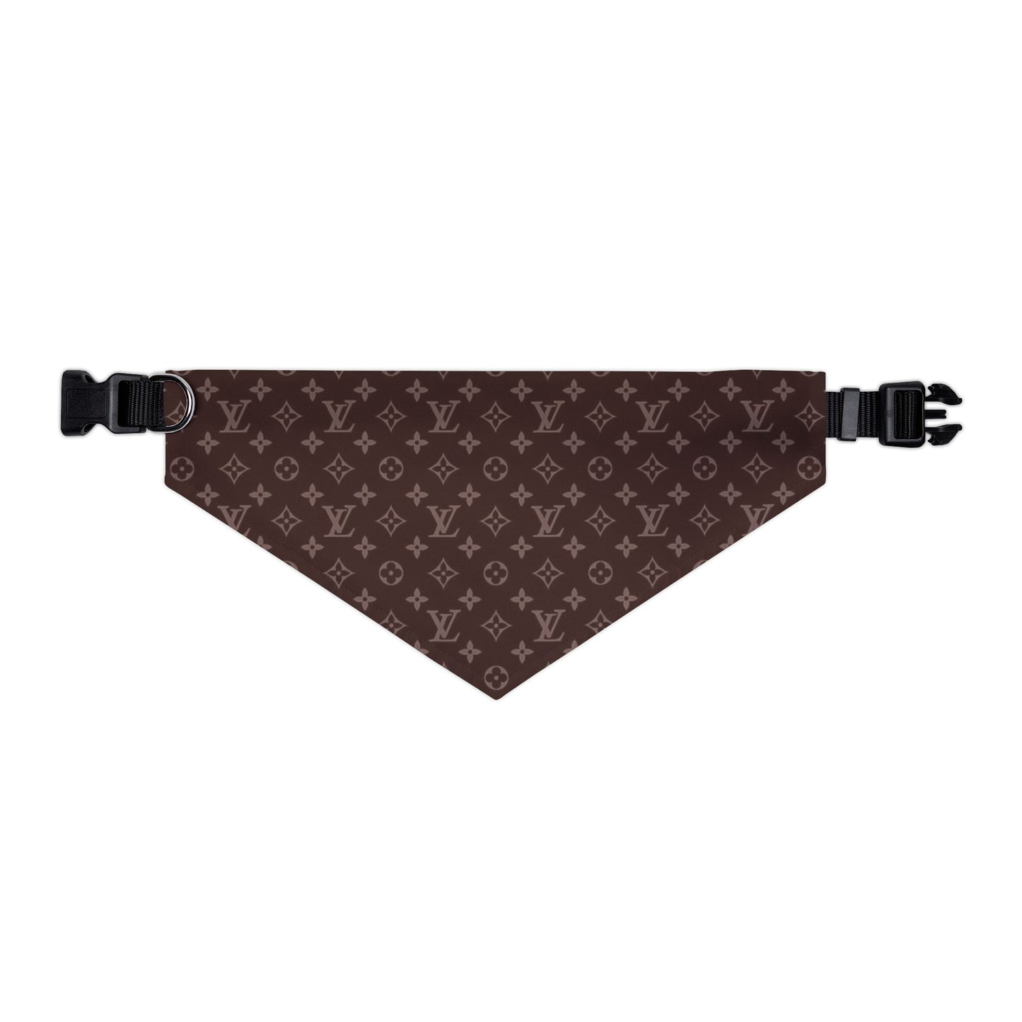 Brown Louis Vuitton Pet Bandana Collar