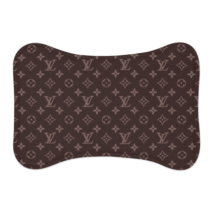 Brown Louis Vuitton Pet Feeding Mats