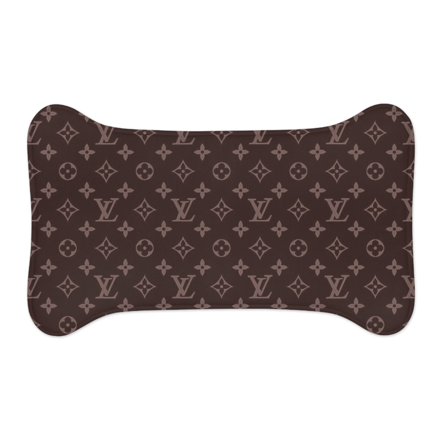 Brown Louis Vuitton Pet Feeding Mats