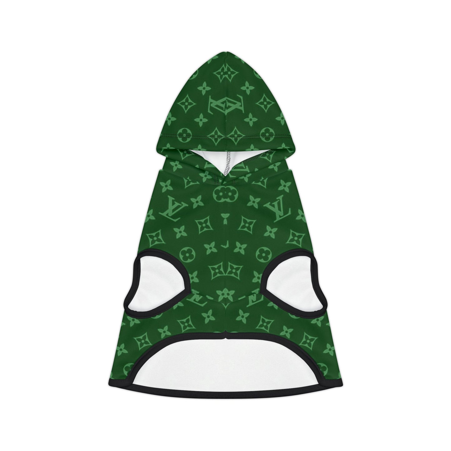 Green Louis Vuitton Pet Hoodie