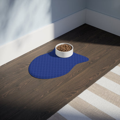 Blue Gucci Pet Feeding Mats