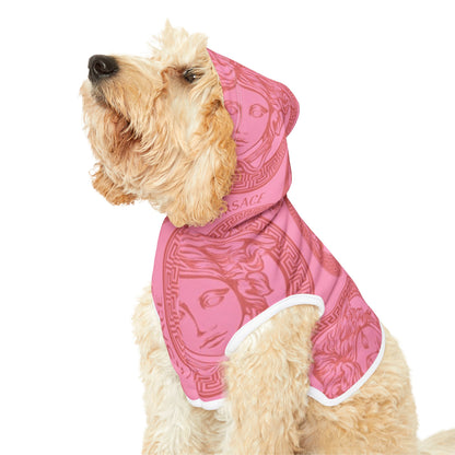 Pink Versace Pet Hoodie