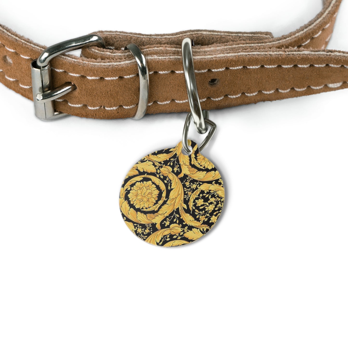 Versace Flower Pet Tag