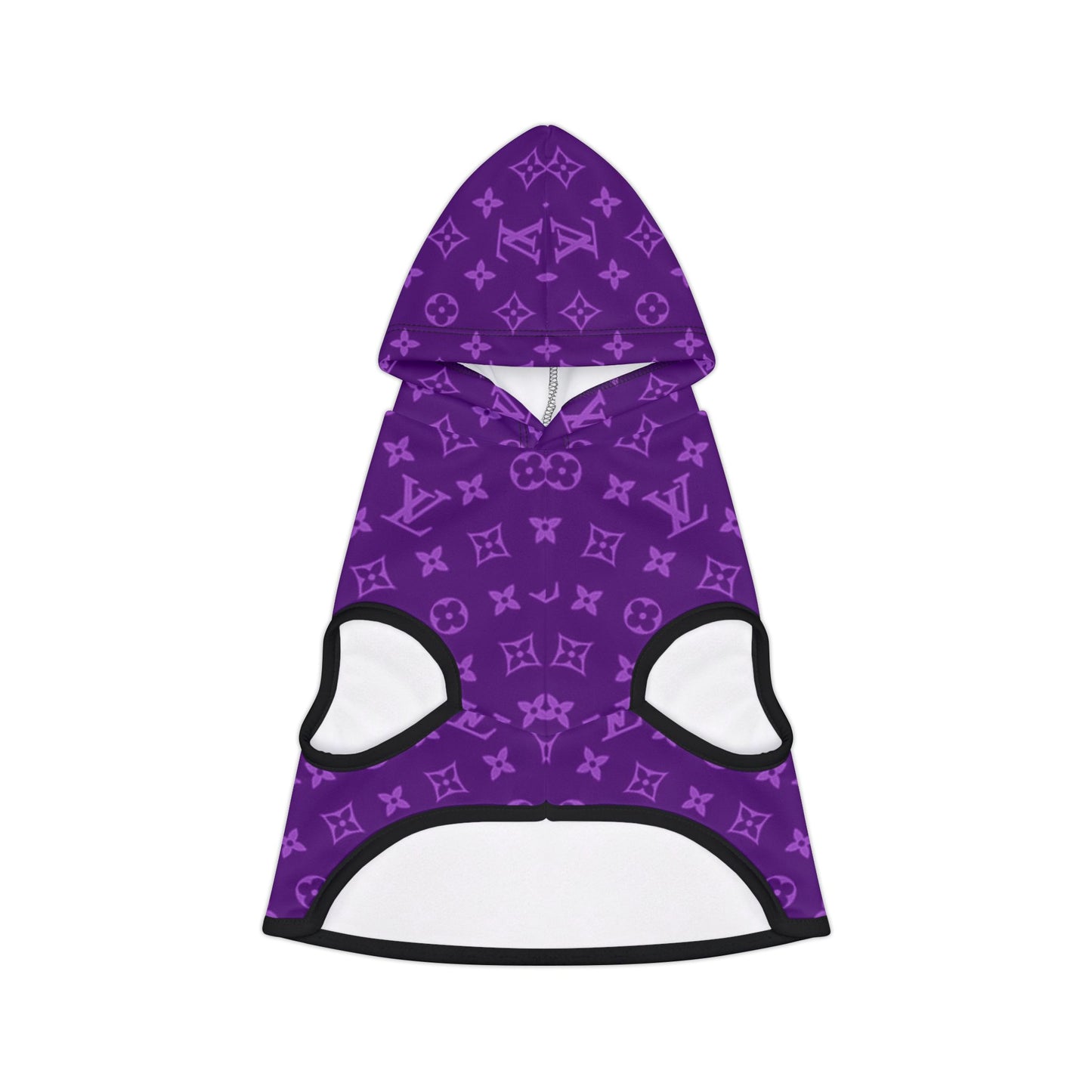 Purple Louis Vuitton Pet Hoodie