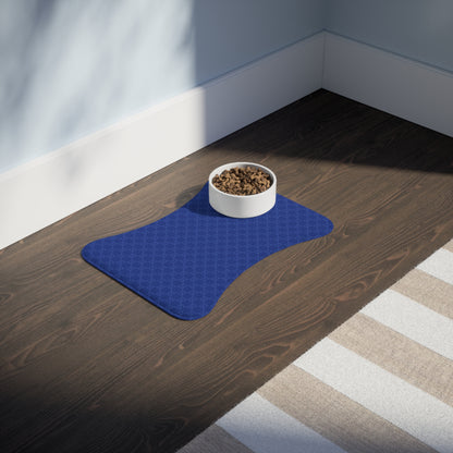 Blue Gucci Pet Feeding Mats