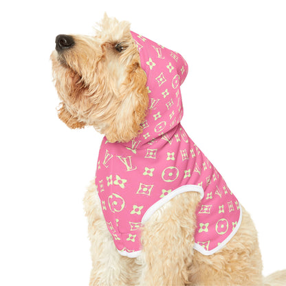 Pink Louis Vuitton Pet Hoodie