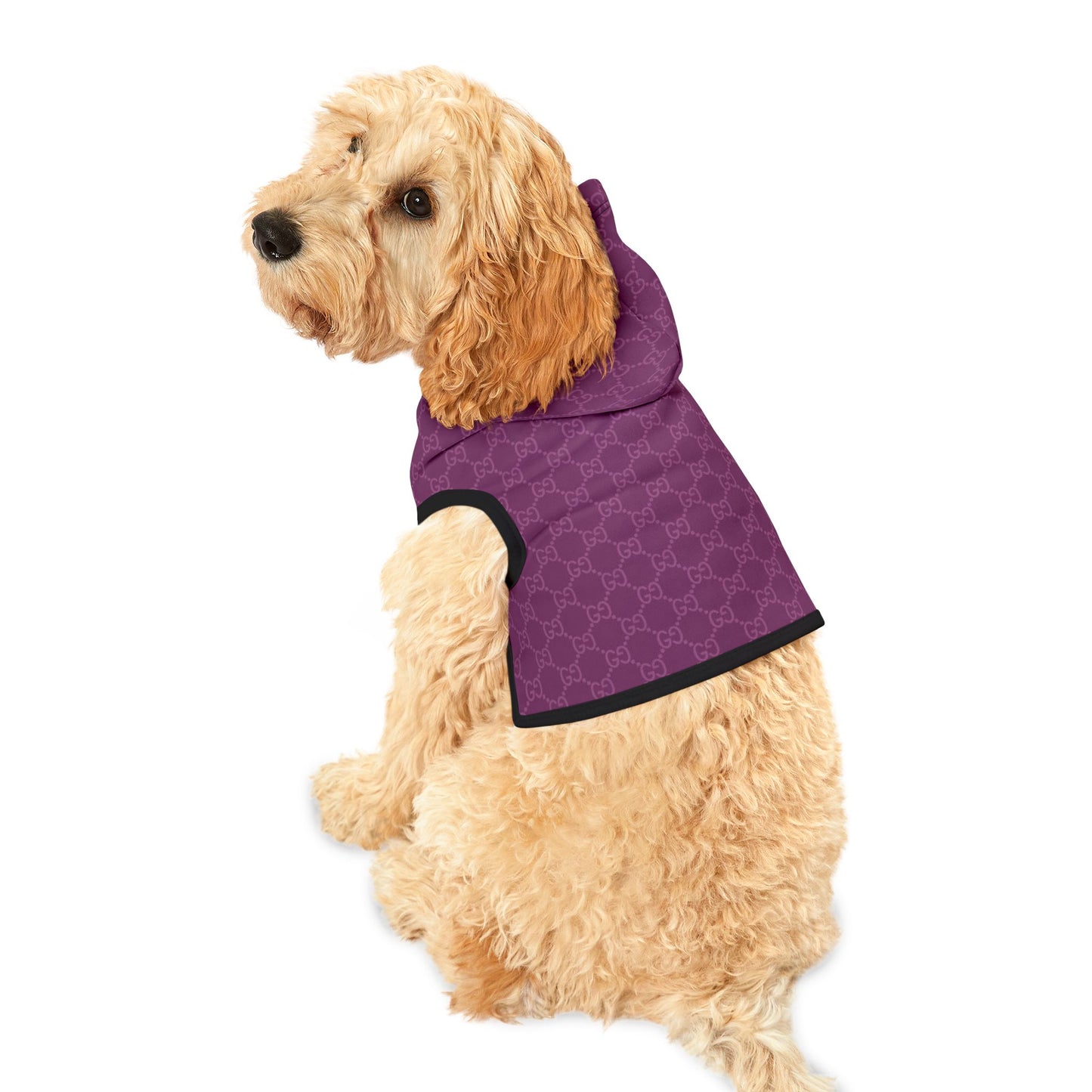 Purple Gucci Pet Hoodie