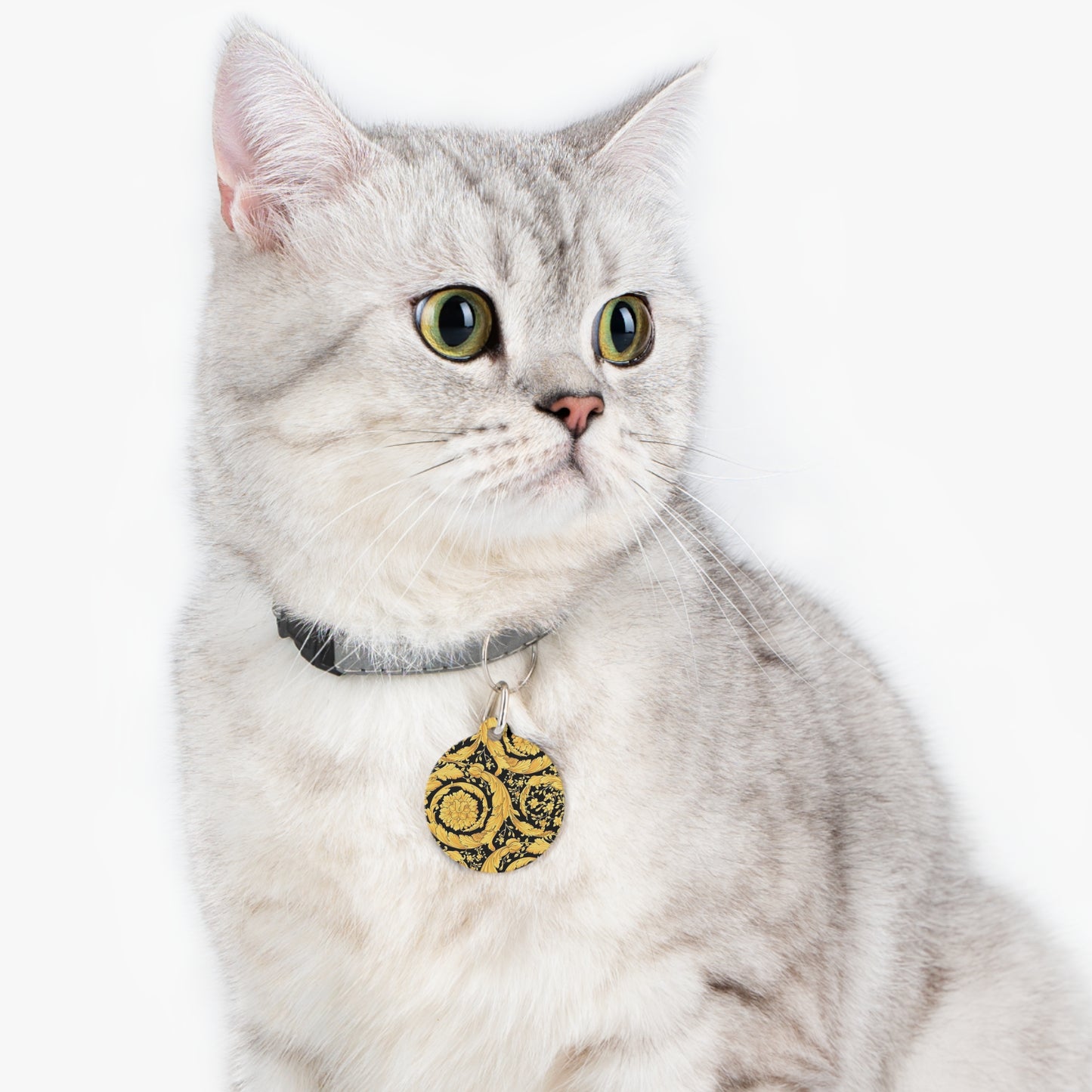 Versace Flower Pet Tag